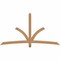Ekena Millwork Davenport Timber Gable Bracket, Western Red Cedar, 84"W x 45"H x 3 1/2"D x 3 1/2"F, 13/12 Pitch GBW084X45X0404DAV00SWR - alternate 1